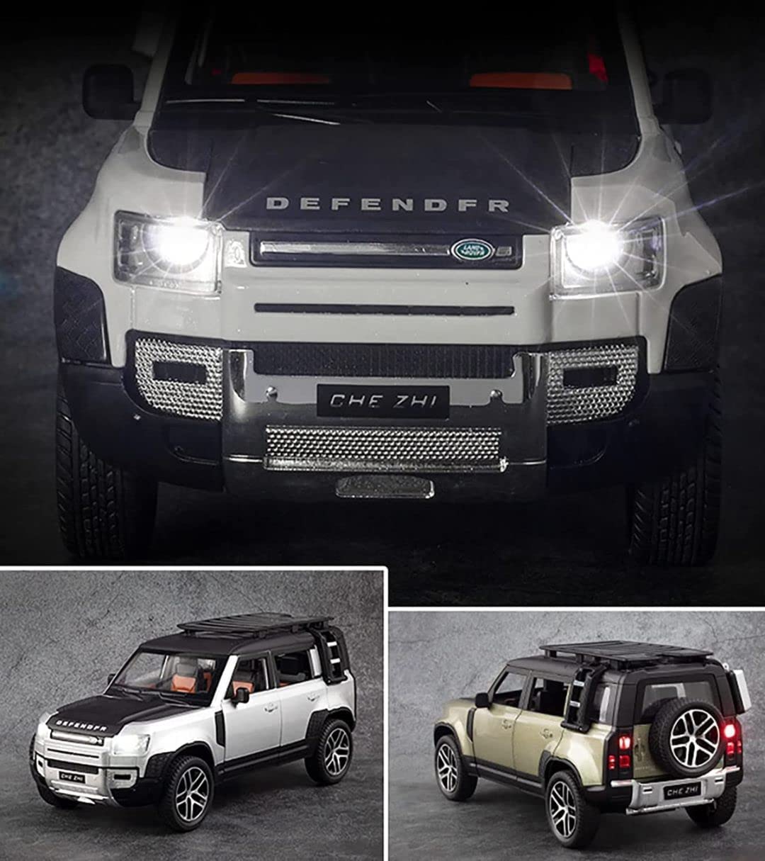 KIDLYCO 1:24 Adventure SUV Toy Car with Lights, Sound & Openable Doors