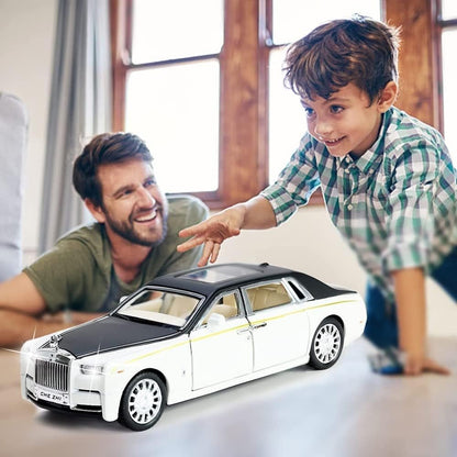 KIDLYCO Rolls Royce Regular Size 1:32 Luxury Die-Cast Car with Pull Back, Lights & Sound